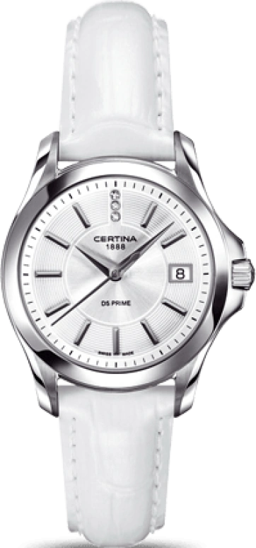 Certina,DS Prime 32mm,32mm,Stainless Steel,White,Quartz,Day,26280hours,C004,C004.210.16.036.00