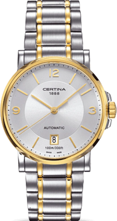 Certina,DS Caimano 38mm,38mm,Stainless Steel,Silver,Automatic,Day,42hours,C017,C017.407.22.037.00
