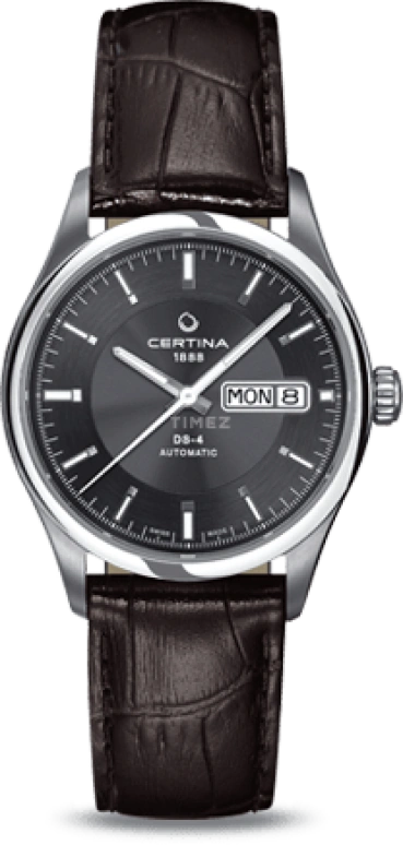 Certina,DS-4 38mm,38mm,Stainless Steel,Grey,Automatic,Date,Day,C022,C022.430.16.081.00