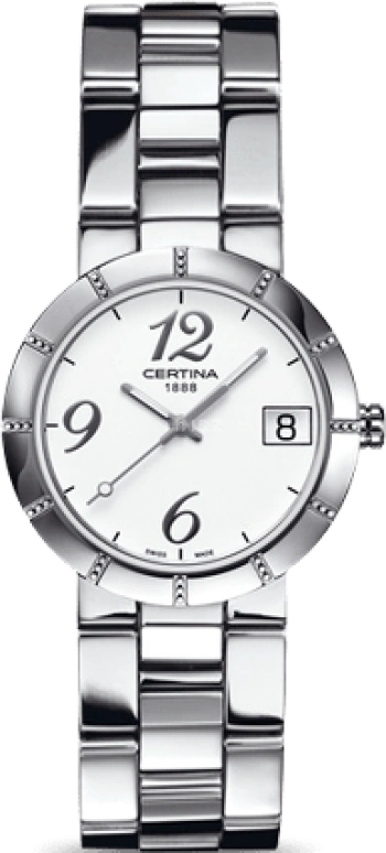 Certina,DS Stella 31mm,31mm,Stainless Steel,White,Quartz,Day,26280hours,C009,C009.210.11.032.00