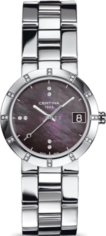 Certina,DS Stella 31mm,31mm,Stainless Steel,Grey,Quartz,Day,26280hours,C009,C009.210.11.126.00