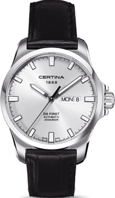 Certina,DS First 41mm,41mm,Stainless Steel,Silver,Automatic,Date,Day,C014,C014.407.16.031.00