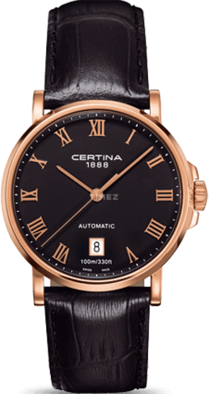 Certina,DS Caimano 38mm,38mm,Stainless Steel,Black,Automatic,Day,42hours,C017,C017.407.36.053.00