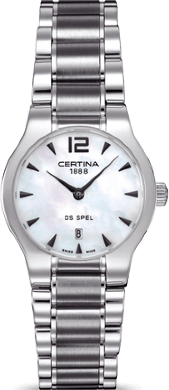Certina,DS Spel 30mm,30mm,Stainless Steel,White,Quartz,Day,26280hours,C012,C012.209.11.117.00