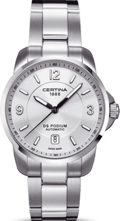 Certina,DS Podium 38mm,38mm,Stainless Steel,Silver,Automatic,Day,42hours,C001,C001.407.11.037.00