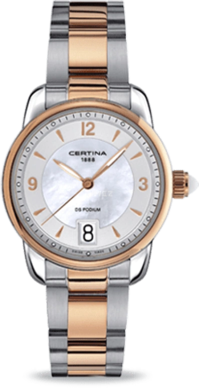 Certina,DS Podium 32.50mm,32.50mm,Stainless Steel,Silver,Quartz,Day,26280hours,C025,C025.210.22.117.00