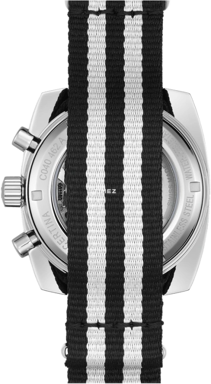 Certina,DS 43.50mm,43.50mm,Stainless Steel,Black,Automatic,Chronograph,Sapphire,C040,C040.462.18.051.00