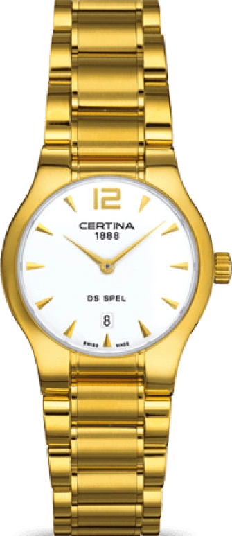 Certina,DS Spel 30mm,30mm,Stainless Steel,White,Quartz,Day,26280hours,C012,C012.209.33.037.00