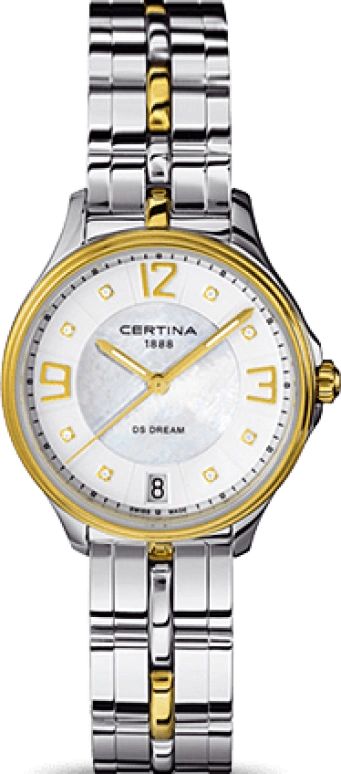 Certina,DS Dream 30.50mm,30.50mm,Stainless Steel,White,Quartz,Day,26280hours,C021,C021.210.22.116.00