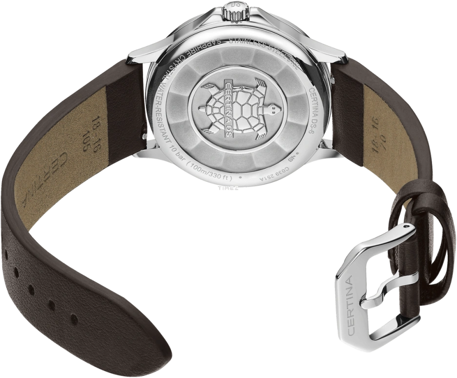 Certina,DS 35mm,35mm,Stainless Steel,White,Quartz,Day,Sapphire,C039,C039.251.17.017.01