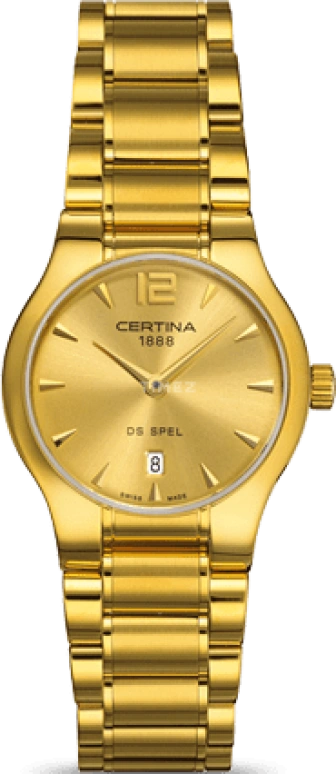 Certina,DS Spel 30mm,30mm,Stainless Steel,Yellow,Quartz,Day,26280hours,C012,C012.209.33.027.00