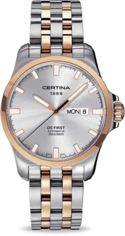 Certina,DS First 41mm,41mm,Stainless Steel,Silver,Automatic,Date,Day,C014,C014.407.22.031.00