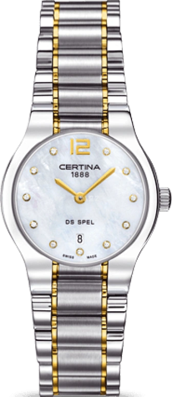 Certina,DS Spel 30mm,30mm,Stainless Steel,White,Quartz,Day,26280hours,C012,C012.209.22.116.00