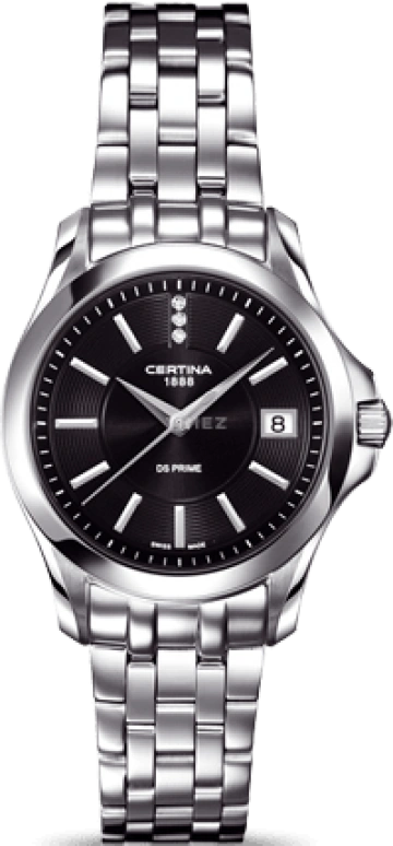 Certina,DS Prime 32mm,32mm,Stainless Steel,Black,Quartz,Day,26280hours,C004,C004.210.11.056.00