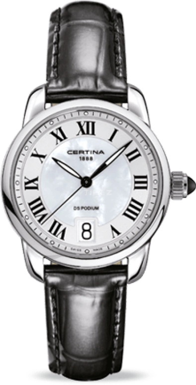 Certina,DS Podium 32.50mm,32.50mm,Stainless Steel,White,Quartz,Day,26280hours,C025,C025.210.16.118.00