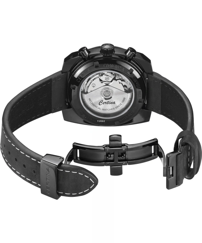 Certina,DS 42.50mm,42.50mm,Stainless Steel,Stainless Steel,Blue,Automatic,Chronograph,Square,C040,C040.462.36.041.00