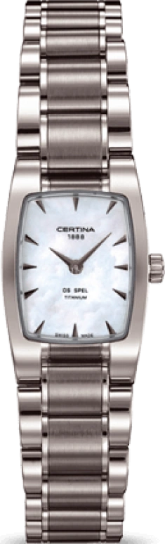 Certina,DS Spel 20mm,20mm,Titanium,Silver White,Quartz,26280hours,Sapphire,Crystal Glass,C012,C012.109.44.111.00