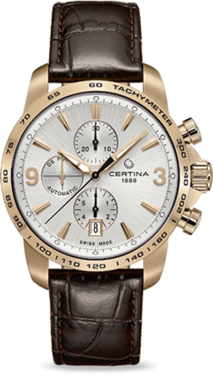 Certina,DS Podium 42mm,42mm,Stainless Steel,Silver,Automatic,Chronograph,Date,Anti-magnetic,C001,C001.427.36.037.00