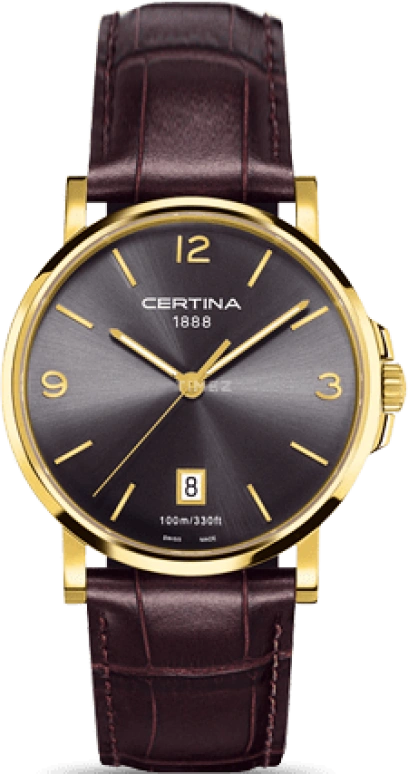Certina,DS Caimano 38mm,38mm,Stainless Steel,Grey,Quartz,Day,26280hours,C017,C017.410.36.087.00