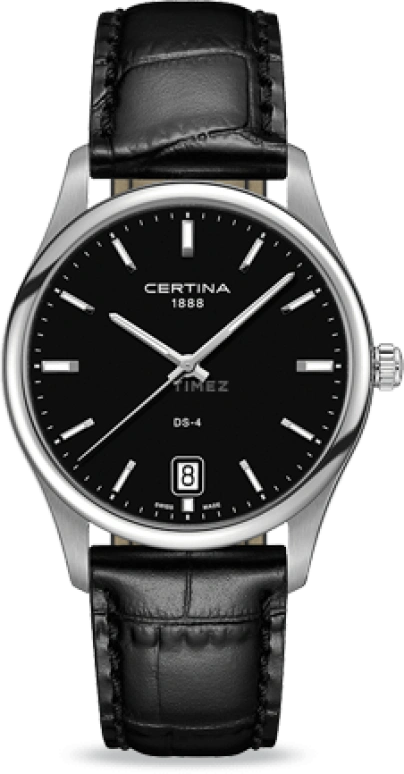 Certina,DS-4 40mm,40mm,Stainless Steel,Black,Quartz,Day,26280hours,C022,C022.610.16.051.00