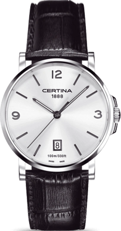 Certina,DS Caimano 38mm,38mm,Stainless Steel,Silver,Quartz,Day,26280hours,C017,C017.410.16.037.00