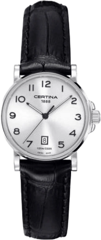 Certina,DS Caimano 27mm,27mm,Stainless Steel,Silver,Quartz,Day,26280hours,C017,C017.210.16.032.00