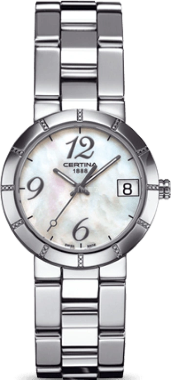 Certina,DS Stella 31mm,31mm,Stainless Steel,White,Quartz,Day,26280hours,C009,C009.210.11.112.00