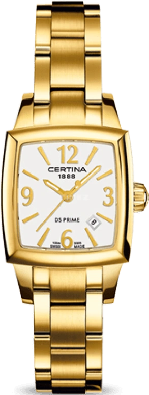 Certina,DS Prime 25mm,25mm,Stainless Steel,White,Quartz,Day,26280hours,C004,C004.310.33.037.00