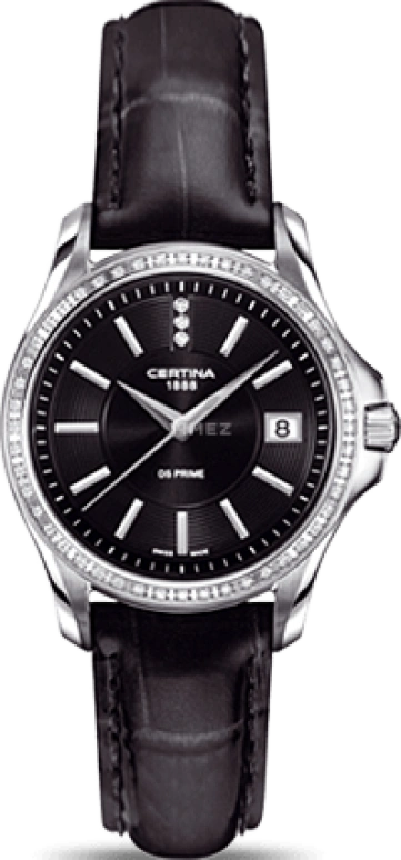 Certina,DS Prime 32mm,32mm,Stainless Steel,Black,Quartz,Day,26280hours,C004,C004.210.66.056.00