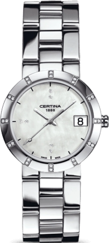 Certina,DS Stella 31mm,31mm,Stainless Steel,Silver White,Quartz,Day,26280hours,C009,C009.210.11.116.00