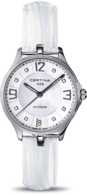 Certina,DS Dream 30.50mm,30.50mm,Stainless Steel,White,Quartz,Day,26280hours,C021,C021.210.16.116.00