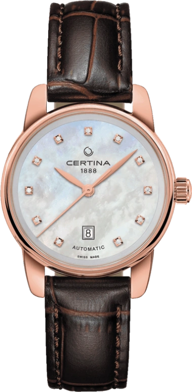 Certina,DS Podium 29mm,29mm,Stainless Steel,White,Automatic,Date,38hours,C001,C001.007.36.116.00