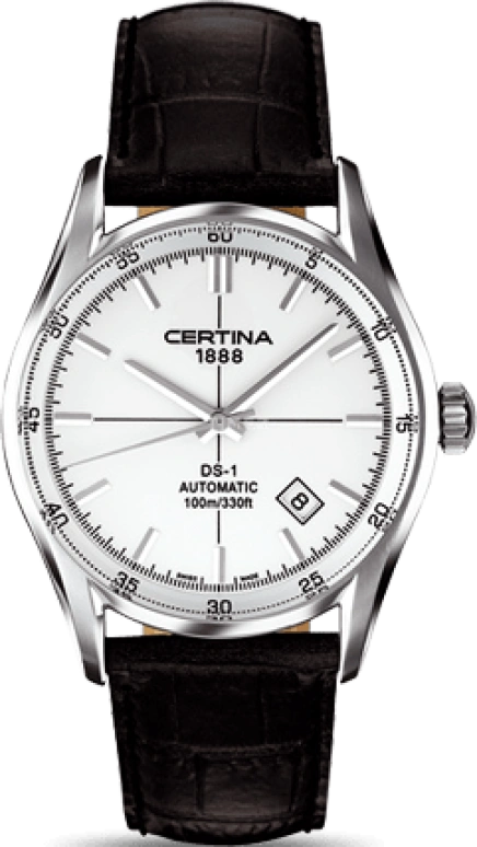 Certina,DS-1 39mm,39mm,Stainless Steel,Silver,Automatic,Day,42hours,C006,C006.407.16.031.00