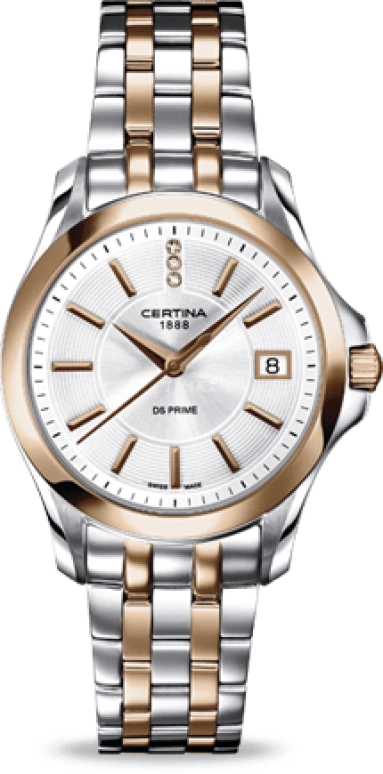 Certina,DS Prime 32mm,32mm,Stainless Steel,Silver,Quartz,Day,26280hours,C004,C004.210.22.036.00