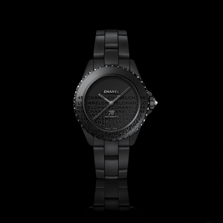 CHANEL,J12 38mm,38mm,Ceramic,Black,Automatic,70hours,In-house Caliber,H7695
