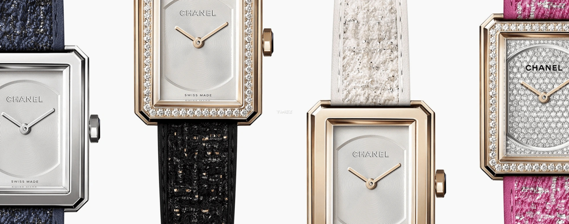 CHANEL,BOY·FRIEND 27.90x21.50mm,27.90x21.50mm,Beige Gold,White,Quartz,Sapphire,Crystal Glass,Rectangular,H6587,H6587-H6724