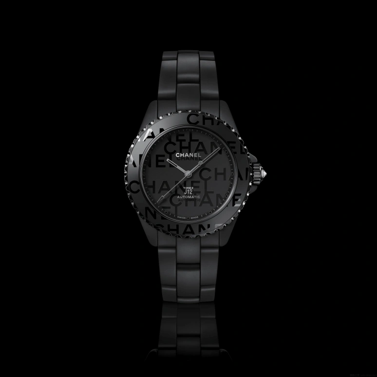 CHANEL,J12 38mm,38mm,Ceramic,Black,Automatic,70hours,In-house Caliber,H7693
