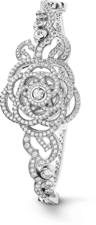 CHANEL,Jewelry Timepieces ,White Gold,White,Quartz,Setting,Diamonds,J4292