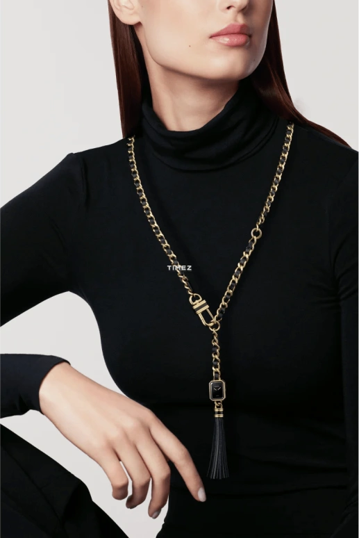 CHANEL,Première 19.70x15.20mm,19.70x15.20mm,Stainless Steel,Black,Quartz,Sapphire,Crystal Glass,Octagon,H9860