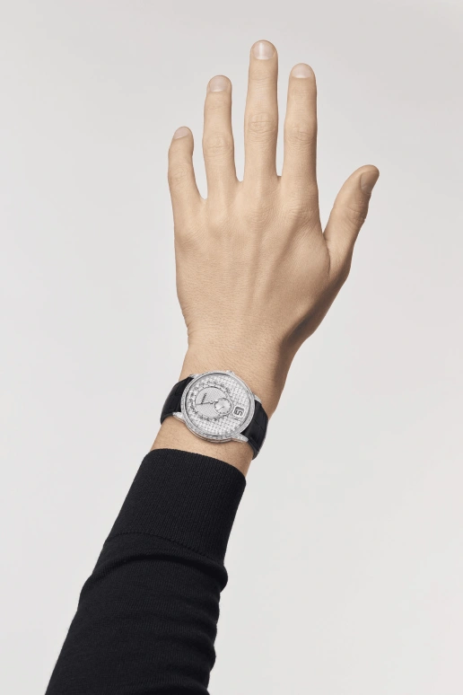 CHANEL,Monsieur de CHANEL 40mm,40mm,White Gold,Silver,Handwound,Jumping Hours,跳分,H6221