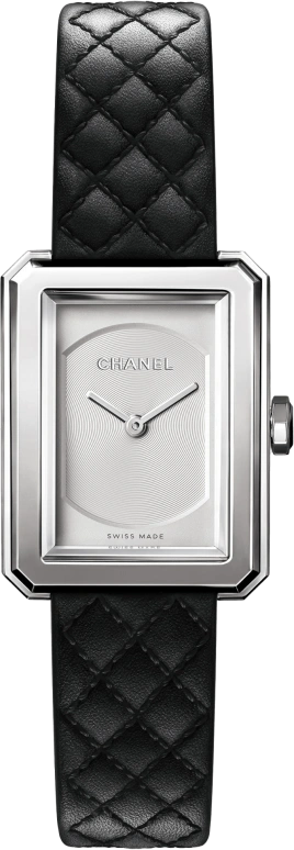 CHANEL,BOY·FRIEND 27.90x21.50mm,27.90x21.50mm,Stainless Steel,White,Sapphire,Crystal Glass,Closed,H6401
