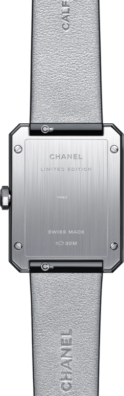 CHANEL,BOY·FRIEND 34.60x26.70mm,34.60x26.70mm,Stainless Steel,Black,Quartz,Day,Sapphire,Crystal Glass,H7946