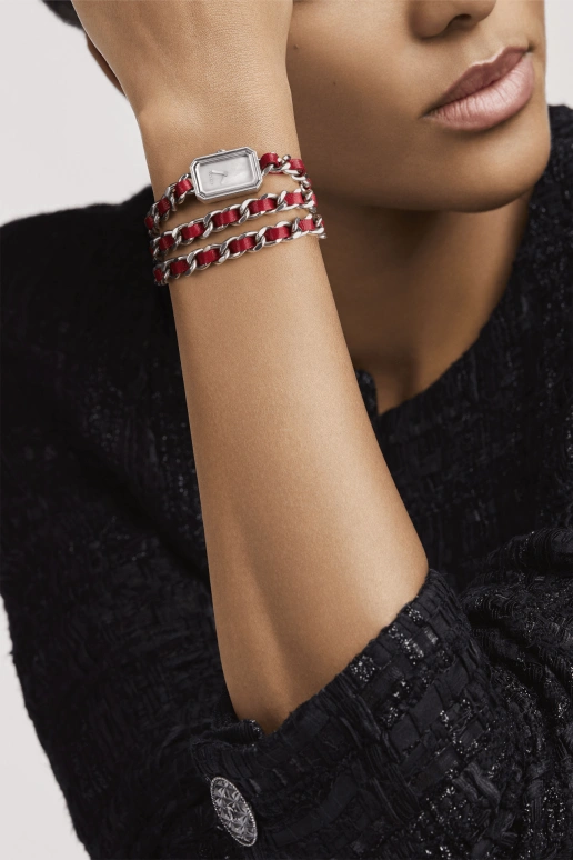 CHANEL,Première 15.80x23.60mm,15.80x23.60mm,Stainless Steel,White,Sapphire,Crystal Glass,Rectangular,H5313