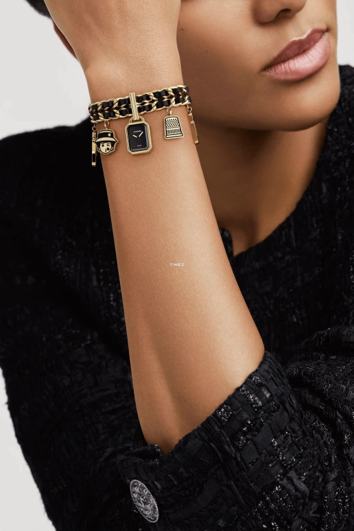 CHANEL,Première 19.70x15.20mm,19.70x15.20mm,Stainless Steel,Black,Quartz,Crystal Glass,Sapphire,Other,H9859