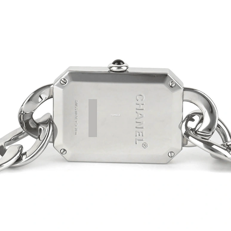 CHANEL,Première 16x22mm,16x22mm,Stainless Steel,Black,Quartz,Sapphire,Crystal Glass,Rectangular,H3252