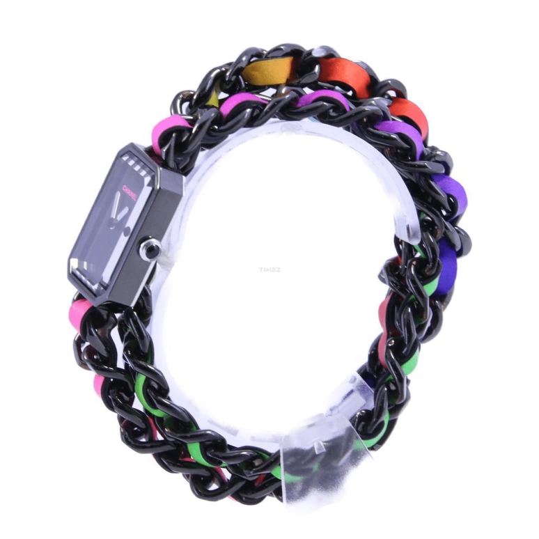CHANEL,Première 23.60x15.80mm,23.60x15.80mm,Stainless Steel,Black,Quartz,Sapphire,Crystal Glass,Square,H6950