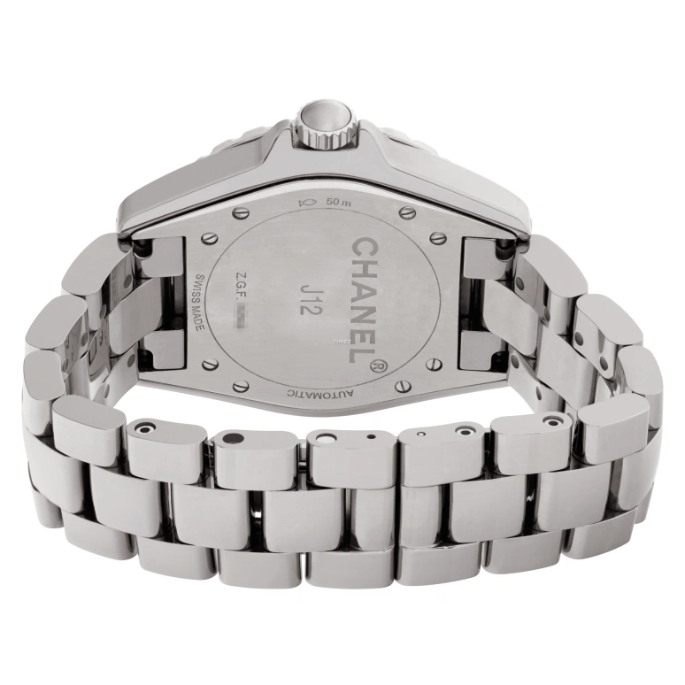 CHANEL,J12 38mm,38mm,Titanium,Ceramic,Pink Red,Red,Automatic,Sapphire,Crystal Glass,Round,H2564