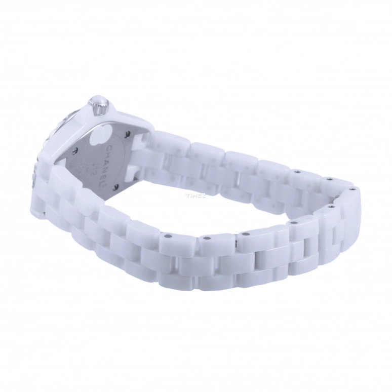 CHANEL,J12 29mm,29mm,Ceramic,White,Quartz,Sapphire,Crystal Glass,Round,H3705