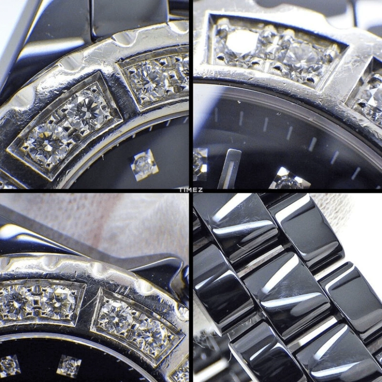 CHANEL,J12 33mm,33mm,Ceramic,Black,Quartz,Day,Sapphire,Crystal Glass,H2427