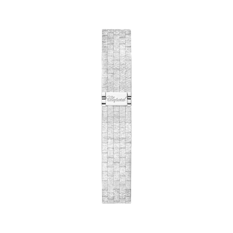 Chopard,L'HEURE DU DIAMANT 30x27mm,30x27mm,White Gold,Silver White,Handwound,Sapphire,Crystal Glass,Oval,10A393,10A393-1106